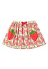 Floral Strawberry Print Skirt